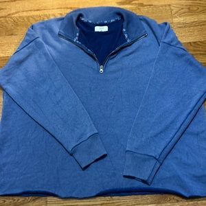 Blue Aerie half zip sweatshirt. Lightly used size small and true to size